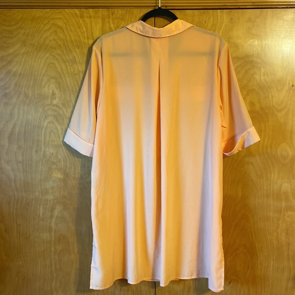 Chico’s Light Orange Long Tunic. Size 3 (16) - Picture 5 of 9